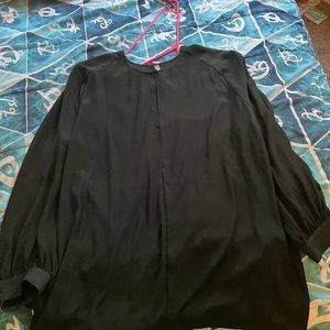 Melissa McCarthy Black Blouse 4X